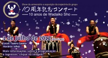 Wadaiko Sho comemora 10 anos no Teatro Gazeta, em São Paulo banner-wadaiko_10anos