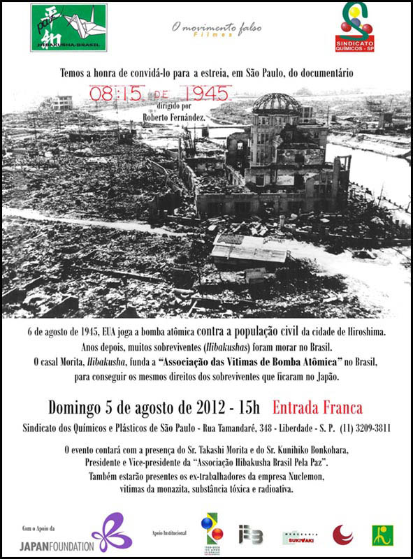 cartaz - documentario 08:15 de 1945