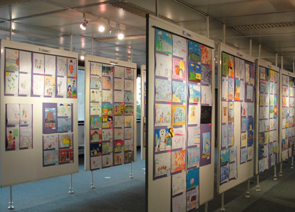 Trabalhos deste ano expostos no Espaço Cultural